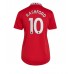 Billige Manchester United Marcus Rashford #10 Hjemmetrøye Dame 2022-23 Kortermet